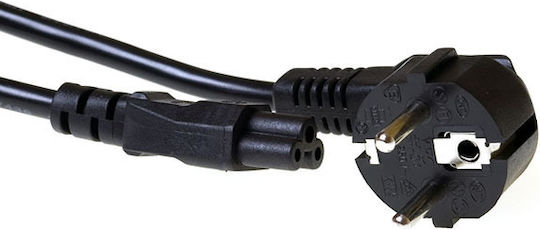 Intronics Schuko - IEC C5 Netzkabel 2m Schwarzes AK5144
