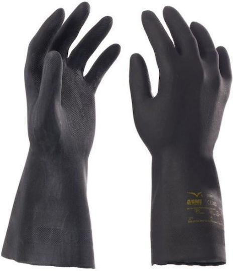 Payper Safety Gloves Black Latex/Cotton