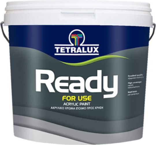 Tetralux Vopsea Plastică Acrilică pentru Utilizare Externă Albă 3lt