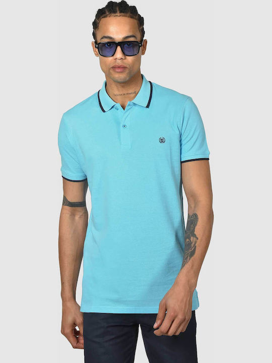 Polo Long Sleeve Turquoise Blouse