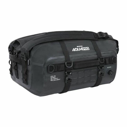 Oxford Aqua Pro T-30 Motorcycle Tail Bag Black Color