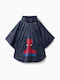 Wasserdichtes Kinderjacke Lässig Kurze Marineblaue
