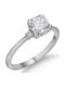 Etho Messina Women's Ring with Diamond in 14K White Gold