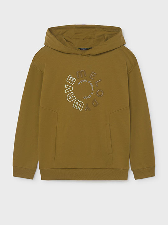 Kinder-Sweatshirt mit Kapuze Melone