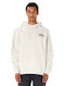 Herren Sweatshirt mit Kapuze Clay Weiß