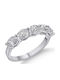 Etho Messina Women's Ring with Diamond in 14K White Gold