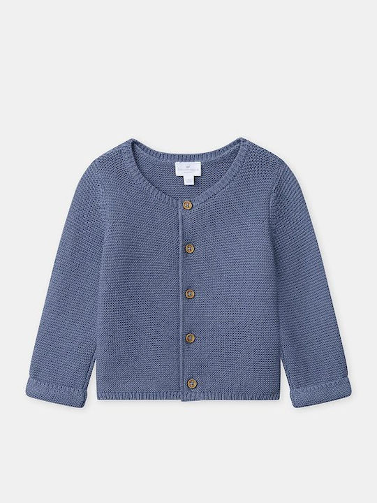Kids Knitted Blue Cardigan