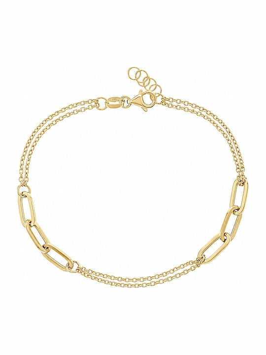 Senzio Belibasakis Women's Gold 14K Chain Bracelet