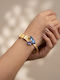 Grekas Women's Gold Plated Handcuff Bracelet