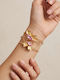 Grekas Women's Gold Plated Handcuff Bracelet