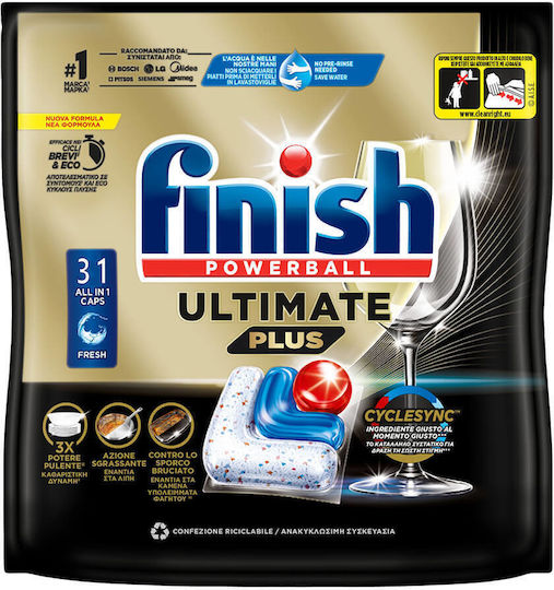 Finish Ultimate Plus All In 1 31 Капсули Плънтиори Пиято
