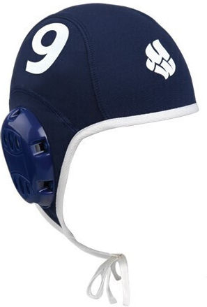 Mad Wave Wasserball Cap Blau Weiß M0597020904w