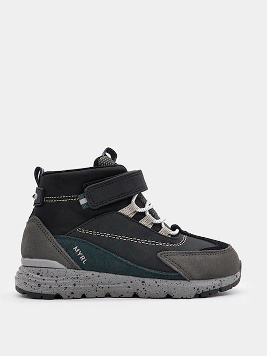 Παιδικά Sneakers High Μαύρα