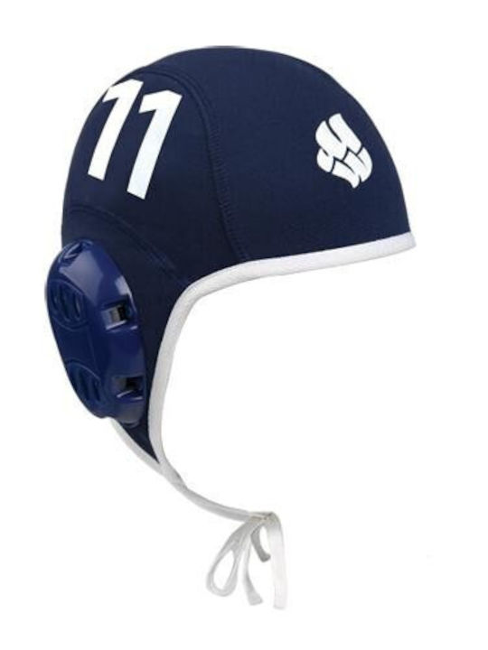 Σκουφάκι Υδατοσφαίρισης No11 Mad Wave Water Polo Cap Blue White M0597021104w Μπλε