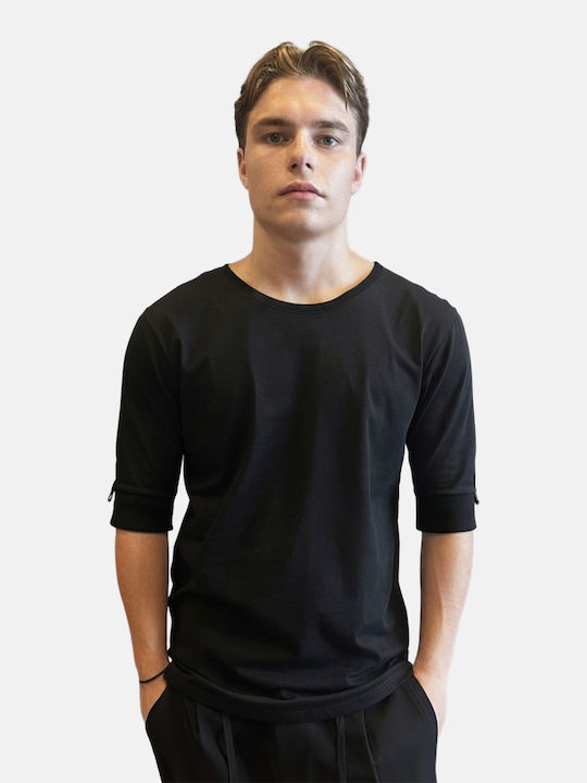 Nineteen Apparel Club Тениска Черен