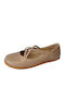 Damen Ballerinas Mit Riemen in Grauer Farbe