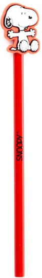 Puckator Pencil Peanuts Pencil Pvc Topper Snoopy & Woodstock Red
