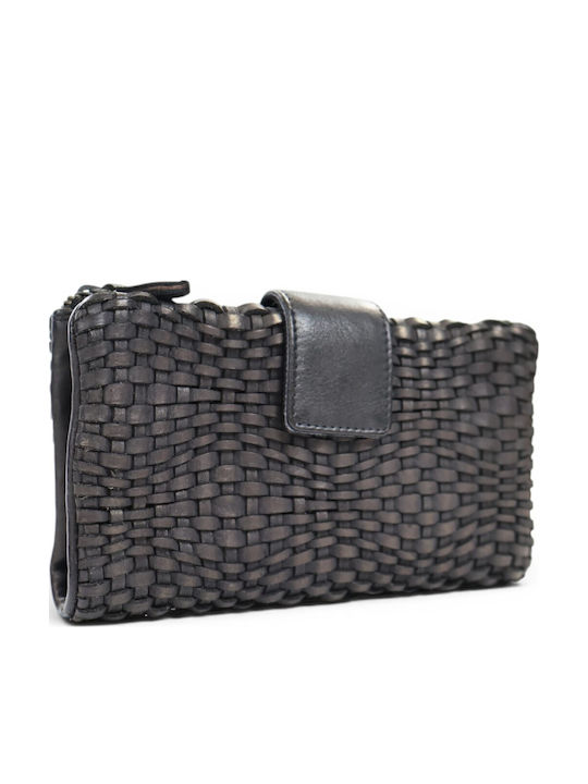 Passaggio Leather Leather Women's Wallet Black