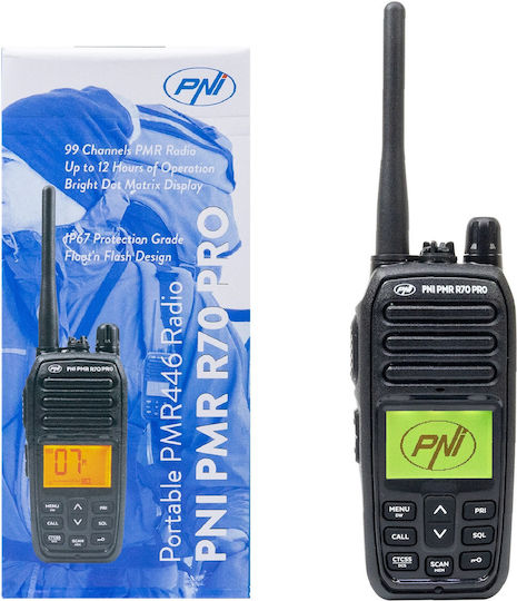 PNI R70 PRO Kabelloser CB- und Zwei-Wege-Funkgerät PMR 0.5W