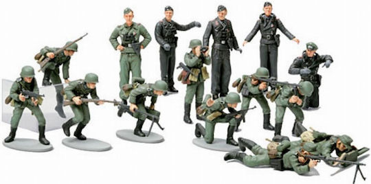 Tamiya Set Figurine Război Mondial II Infanterie Germană 15 1/48 Modele Statice