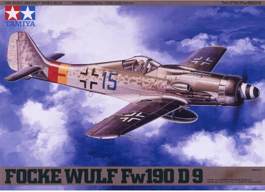 Tamiya German Focke-wulf Fw 190 D-9 1/48 Σετ Μοντελισμού