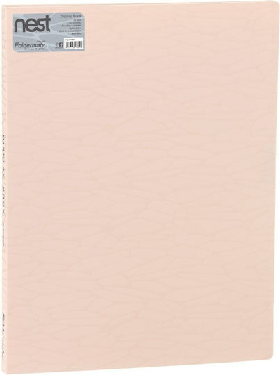 Foldermate Präsentationsordner A4 20 Stück Rosa Pastell