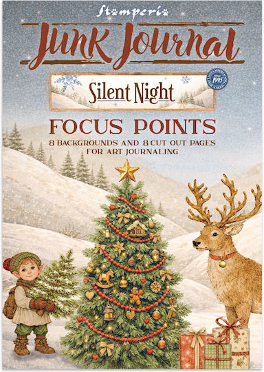 Junk Journal Focus Point Decupaje Fundaluri Silent Night