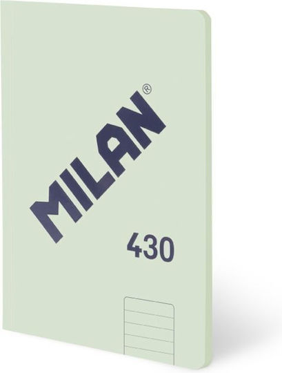 Milan Milan Schulheft Geregelt A5 48 Papiereinlagen Grün