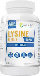 Wish Pharmaceutical Lysine Forte 500mg 60 Capsule Wish Pharmaceutical Lysine Forte 500mg 60 Capsule
