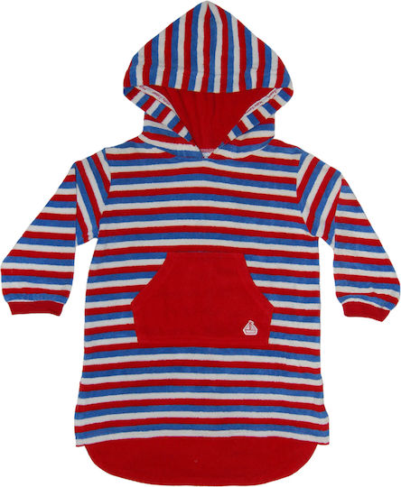 Halat de plajă cu glugă Multicolor Albastru Mitty James 18-24 luni