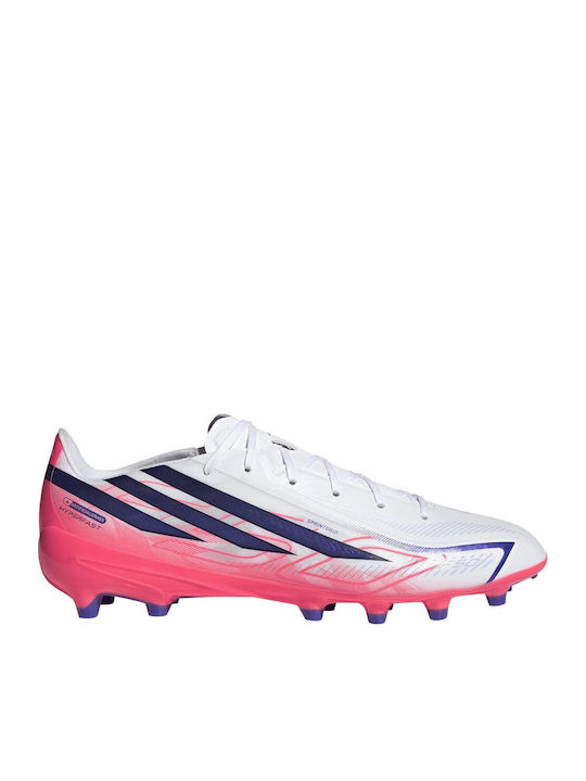 adidas F50 Hyperfast League AG Football Shoes with Cleats White