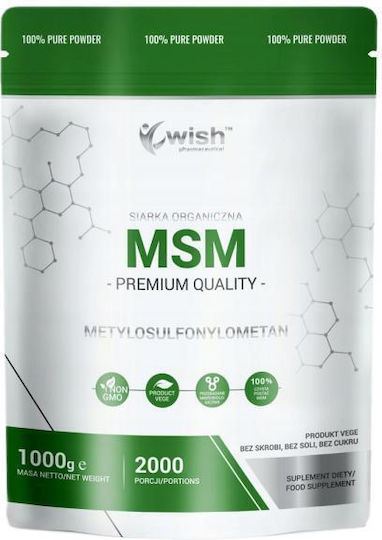 Wish Pharmaceutical MSM Добавка за здравето на ставите и костите 1000 гр