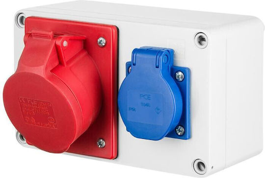 Elektro Plast Πρίζα Βιομηχανικού Τύπου 6202-01