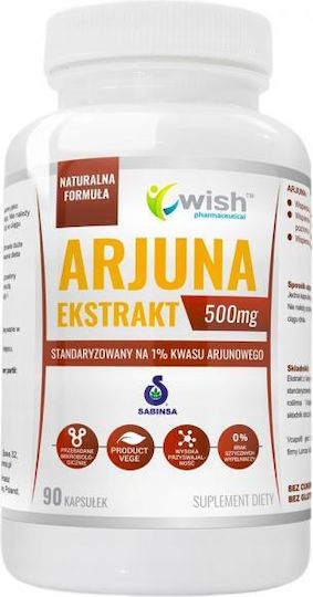 Wish Pharmaceutical Extract de Arjuna 500 mg 90 capsule
