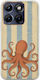 Salt & Stripe Collection Drift Case Motorola Edge 70 Fusion 5g Flexible TPU Transparent Silicone