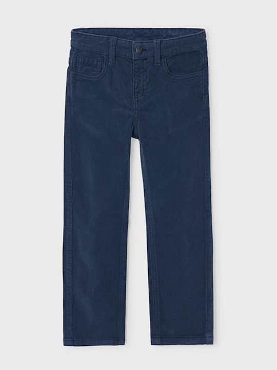 Mayoral Kids Corduroy Trousers Blue