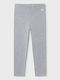 Kinderleggings Lang Grau