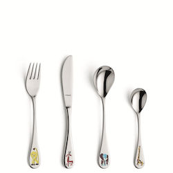 Amefa Set of Silver Baby Cutlery 4 Pieces