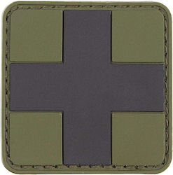 Mfh Patch Velcro Prim Ajutor Verde Oliv Negru