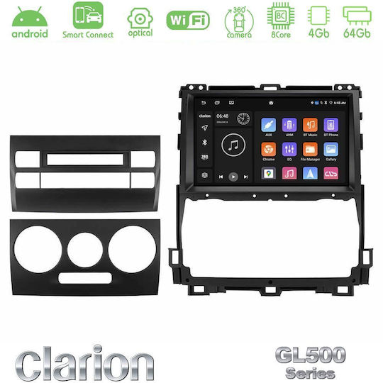 Clarion Sistem Audio Auto Pentru Toyota Croazieră Pe Uscat 2002-2009 Bluetooth USB Wi-Fi GPS Apple CarPlay Android Auto Cu Ecran Tactil 9