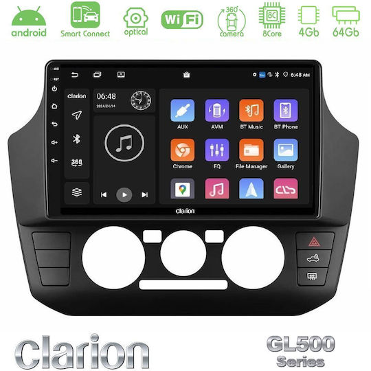Clarion Car Audio System for Seat Mii Skoda Citigo (Bluetooth USB WiFi GPS Apple CarPlay Android Auto) with 9" Touch Screen