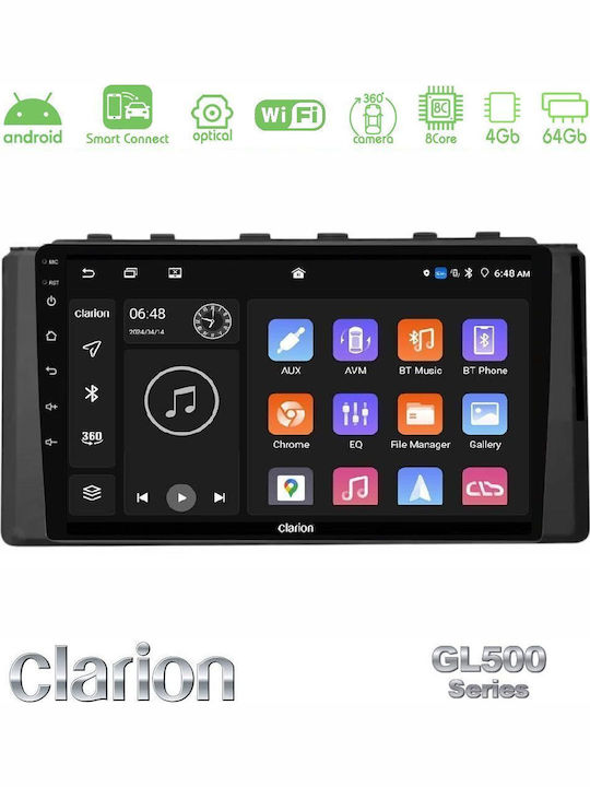 Clarion Auto-Audiosystem für Subaru BRZ 2022 mit Bluetooth USB Eingebautes Wi-Fi GPS Apple CarPlay Android Auto mit 9 Zoll Touchscreen
