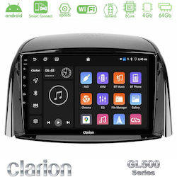 Clarion Ηχοσύστημα για Renault Koleos 2007-2015 με Bluetooth, USB & GPS