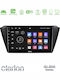 Clarion Car Audio System for Skoda Fabia 2015-2021 (Bluetooth/USB/WiFi/GPS/Apple CarPlay/Android Auto) with 9" Touch Screen