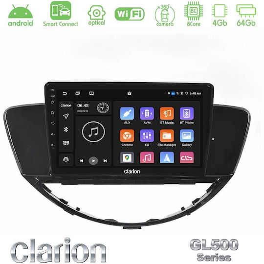 Clarion Ηχοσύστημα Αυτοκινήτου για Subaru Tribeca 2007-2014 (Bluetooth/USB/WiFi/GPS/Apple-Carplay/Android-Auto) με Οθόνη Αφής 9"