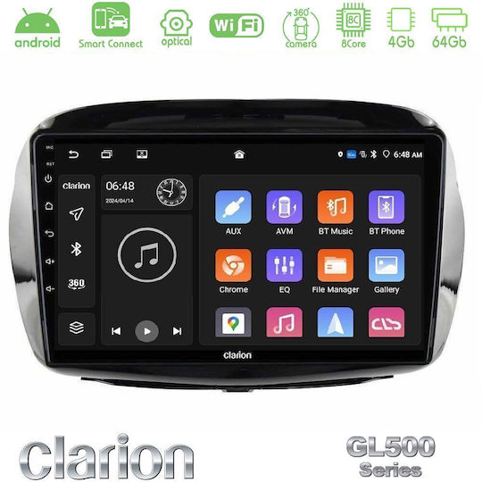 Clarion Car Audio System for Honda FR-V 2004-2009 (Bluetooth/USB/WiFi/GPS/Apple CarPlay/Android Auto) with 10" Touch Screen