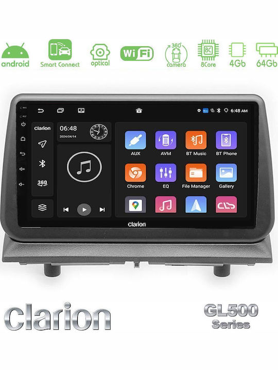 Clarion Auto-Audiosystem Dodge Nitro 2007-2011 mit Touchscreen 9" (Bluetooth/USB/Eingebautes Wi-Fi / 3G/GPS/Apple CarPlay/Android Auto)