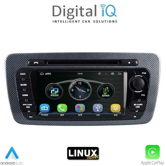 Digital IQ Ηχοσύστημα Αυτοκινήτου για Seat Ibiza 2008-2015 (Bluetooth/USB/WiFi/GPS) με Οθόνη Αφής 7"