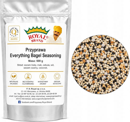 Amestec De Condimente Everything Bagel Royal Brand 500 G Baghetă Pâine Ouă Salate
