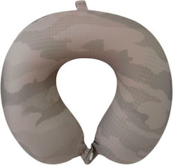 Memory Foam Travel Pillow Beige